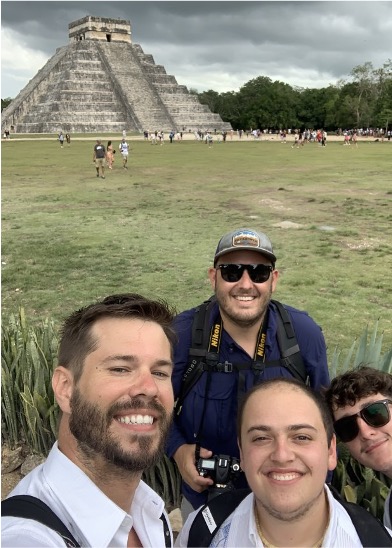 geology mayan temple students