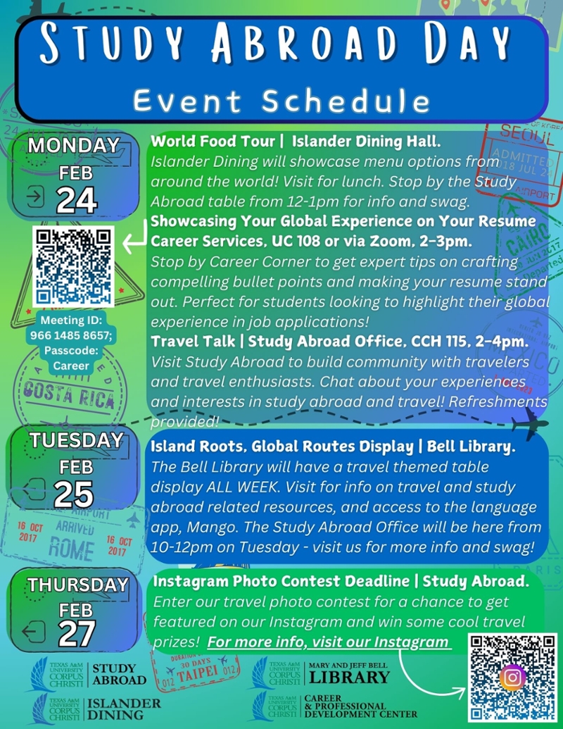 Event Schedule Study Abroad Day 2025