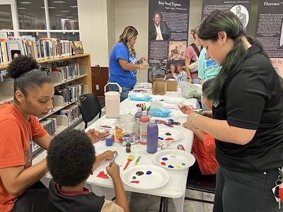 TAMU-CC students and Corpus Christi Community parents and children.