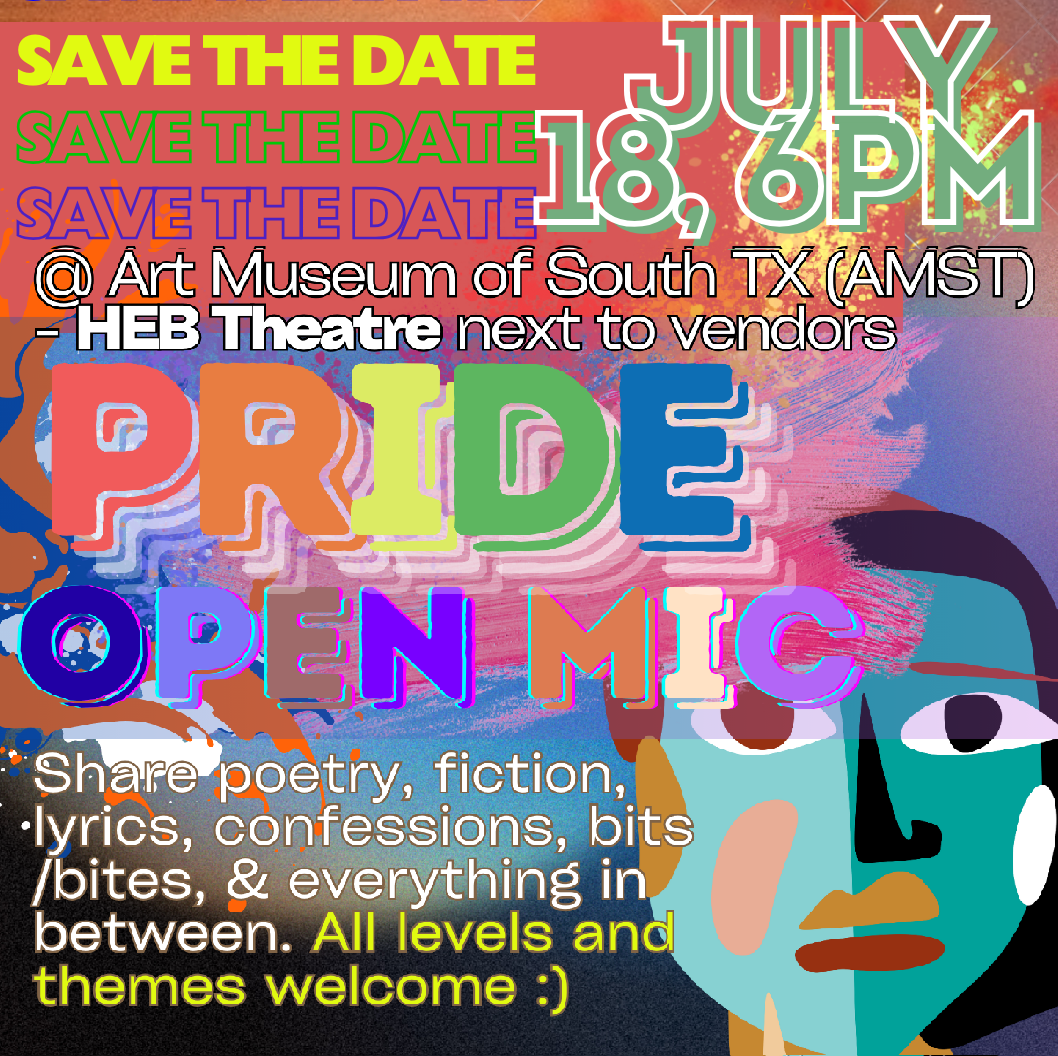Pride Open Mic IG flyer