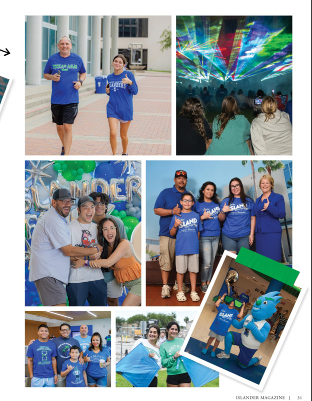 Collage of photos from 2023 Family Weekend.