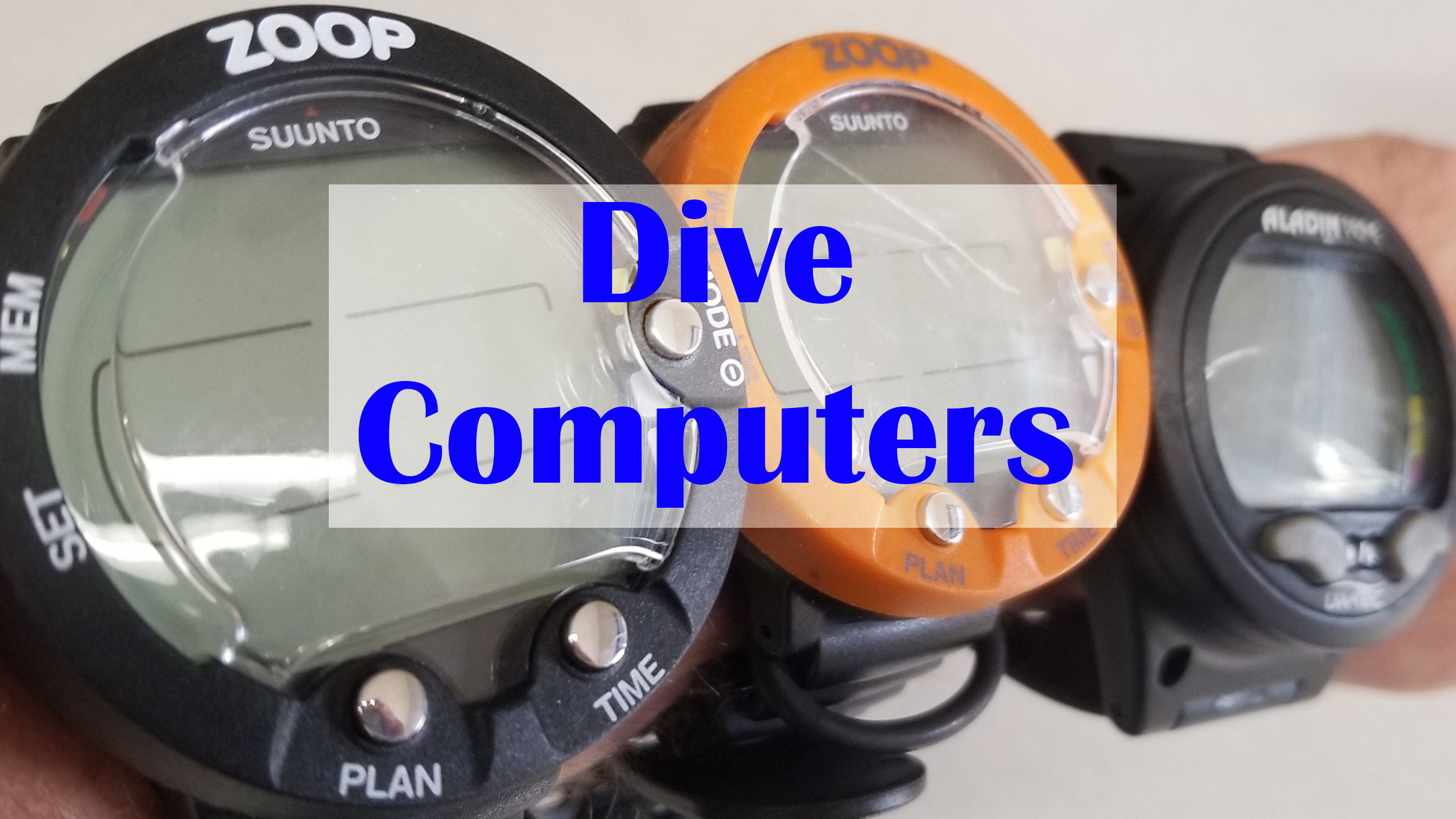 photo of dive computers